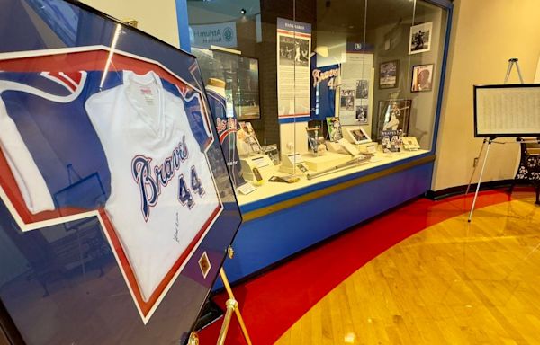 Hank Aaron’s 715th homer saluted in Georgia Sports Hall of Fame exhibit