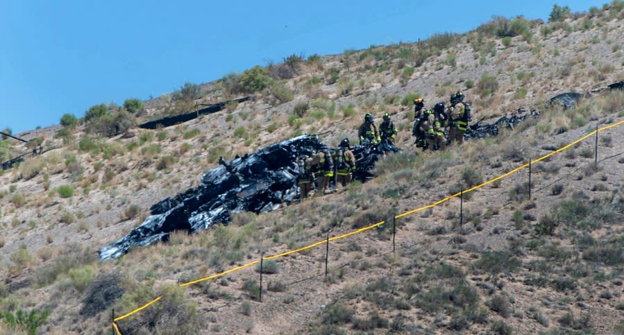 Pilot hospitalized after military plane crashes near Albuquerque airport