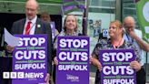 Suffolk County Council staff demand a stop to £65m budget cuts