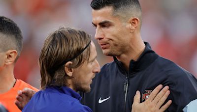 Luka Modrić reunited with Cristiano Ronaldo in Croatia defeat