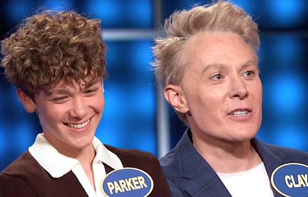 Clay Aiken's Look-alike 15-Year-Old Son Parker Makes TV Debut on 'Celebrity Family Feud'