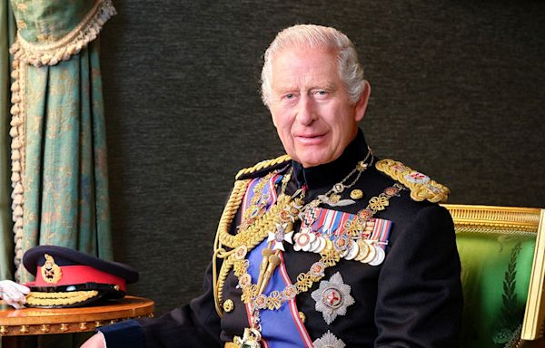 Military portrait of King Charles released by palace to commemorate Britain's Armed Forces Day