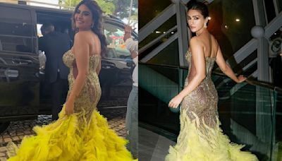 Cannes 2024: Is TMKOC’s Deepti Sadhwani’s red carpet look copied from Kriti Sanon?