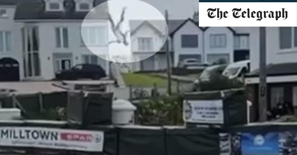 Watch: North West 200 rider flung 25ft in the air after horror crash – and walks away