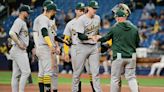 A's unable to hold on, lose to Rays in 12 innings