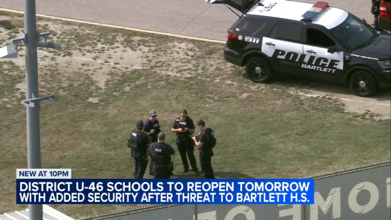 Bartlett schools put in 'secure learning' after being notified of threat by National Suicide Hotline