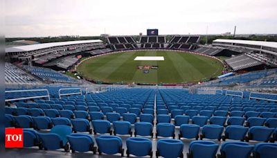 'Maybe they could just keep rolling that pitch.....': Sanjay Manjrekar on Nassau County Stadium surface | Cricket News - Times of India