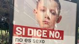 Polémica por un cartel de una campaña en Almería contra las agresiones sexuales a menores