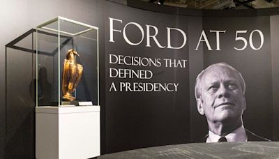 New exhibit at Grand Rapids museum celebrates Gerald Ford becoming president 50 years ago