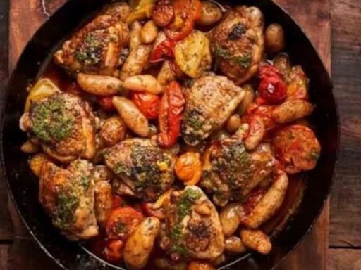 Jamie Oliver's delicious one-pan summer chicken recipe is perfect mid-week meal