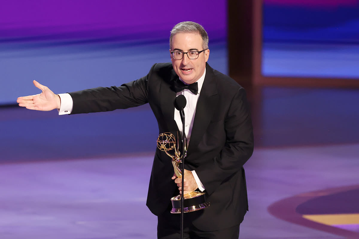 John Oliver Gets Played Off During Emmys Speech While Honoring His Family’s Dead Dog: ‘F— You, There You Go!’