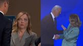 Video: Italian PM Giorgia Meloni Rolls Eyes, Checks Imaginary Watch & Looks Uncomfortable As US Prez Biden Approaches To...