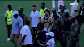 Mohamed Salah gets military escort as security fight with pitch invaders during Egypt win