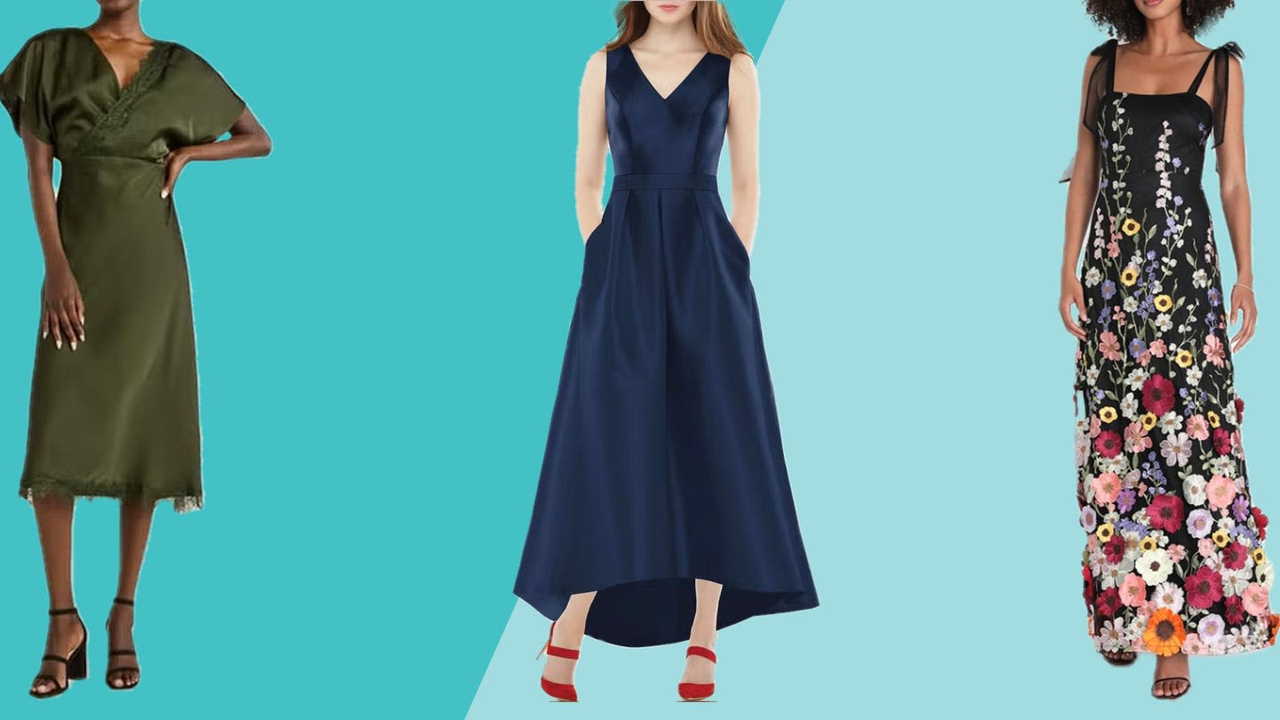 These Fall Wedding Guest Dresses for Women Over 50 Are Affordable and Cute