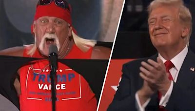 Trump blew Hulk Hogan a kiss in the RNC's most baffling moment