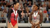 Simone Biles gave Suni Lee words of encouragement after a scary turn on vault