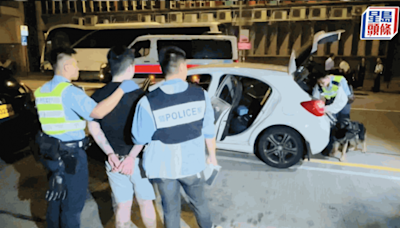 旺角白色平台化身毒品快餐車 警方截查搜出數十包K仔 男司機當場被捕