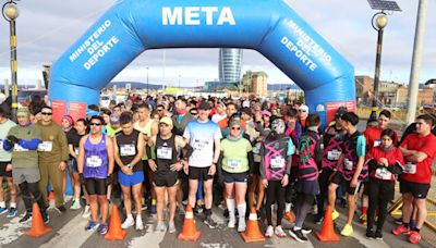 Javier Vega y Claudia Gómez ganaron la corrida en honor al Día del Trabajador