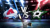 Avalanche vs. Stars Game 1 prediction, odds, pick, how to watch Stanley Cup Playoffs