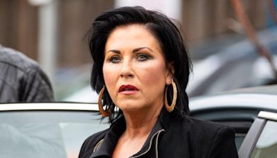 EastEnders legend Jessie Wallace beams next to fiancé in rare snap