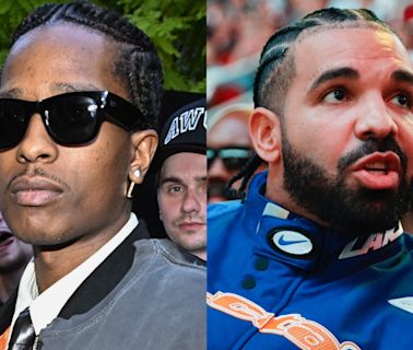 Fans Speculate A$AP Rocky Dissed Drake On New “Ruby Rosary” Track Feat. J. Cole