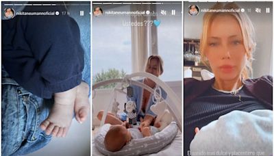 Los tiernos videos de Nicole Neumann amamantando y jugando con su bebé: “El sonido más dulce”