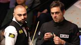 Ronnie O’Sullivan cashes in as wild Hossein Vafaei break-off shocks Crucible