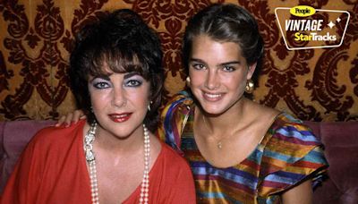 Vintage Star Tracks: This Time in 1981, See Elizabeth Taylor with Brooke Shields and More Big Stars