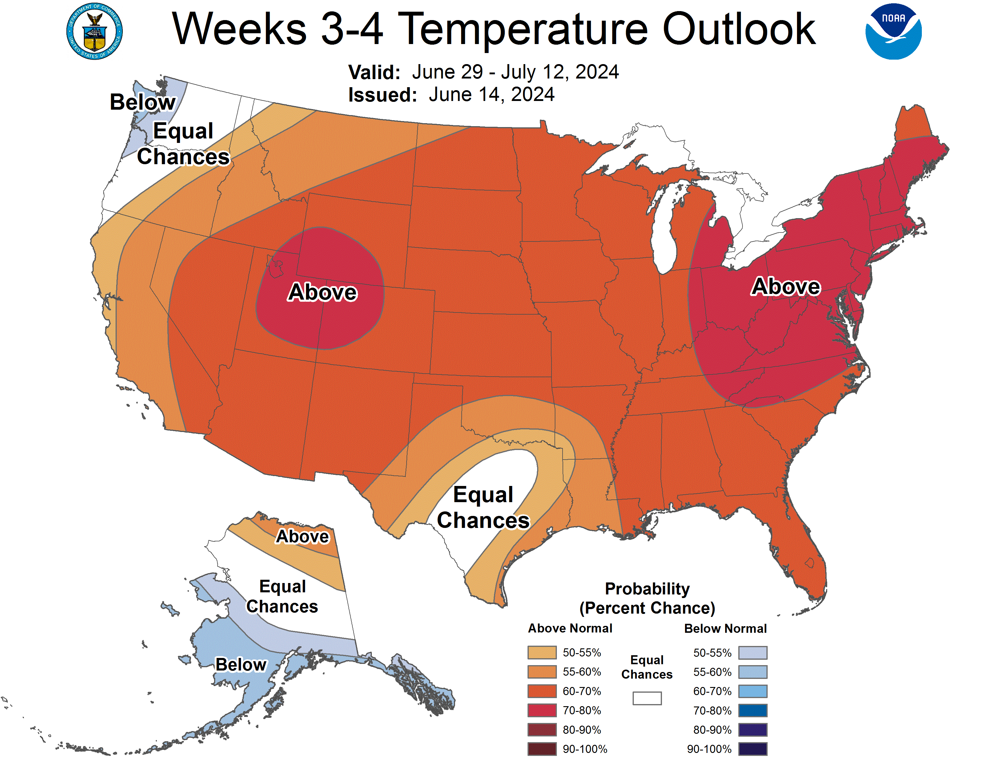 How hot will it be in Fayetteville this summer? Here's what Climate Prediction Center says