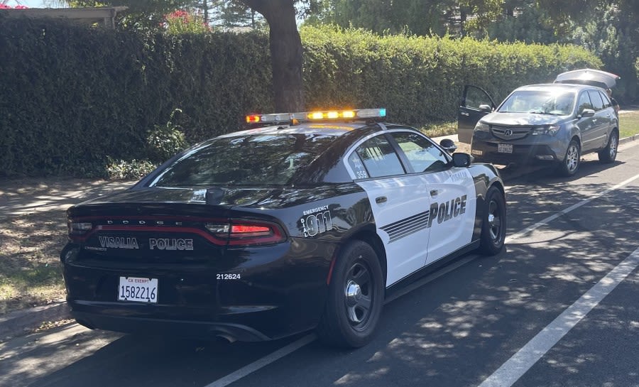 2 arrested after crash, pursuit in Visalia