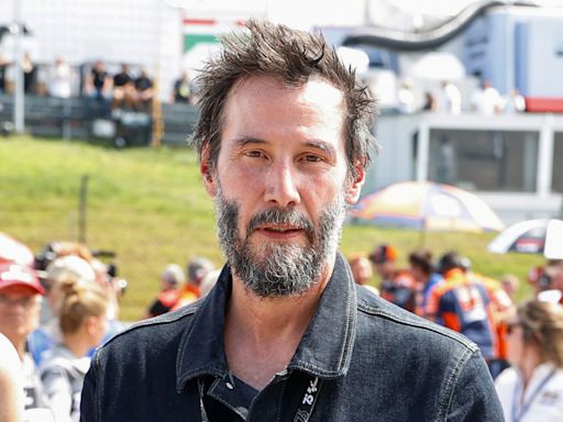 Keanu Reeves makes professional race debut