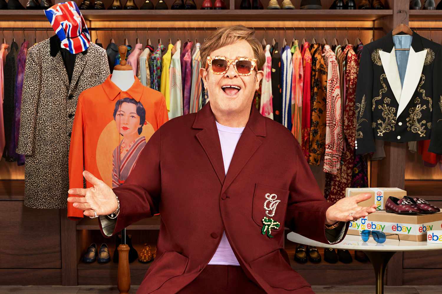 Elton John Auctions Iconic Wardrobe Pieces on eBay, Wants Fans to 'Give Them New Life' (Exclusive)