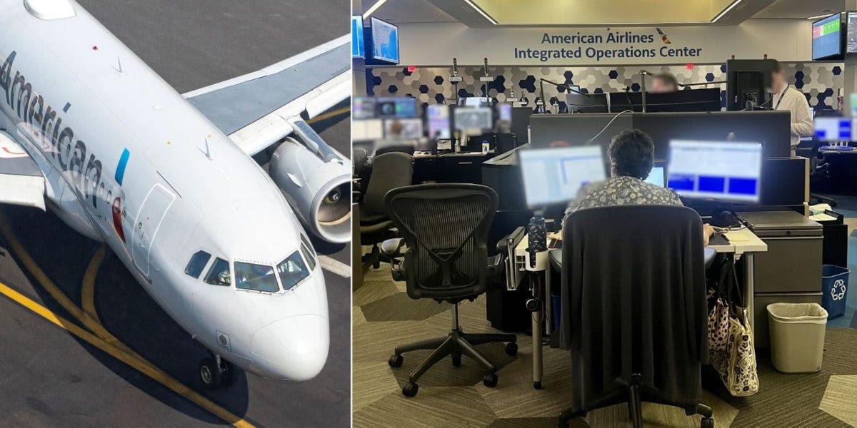 See inside American Airlines' massive flight operations center, where it dispatches 6,000 flights every day