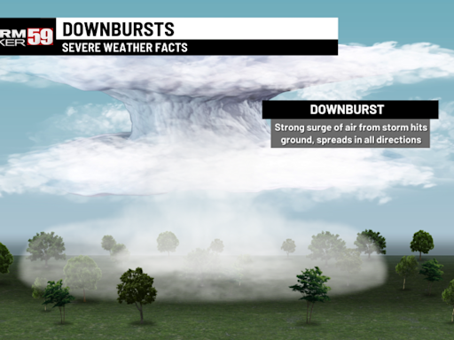 National Weather Service confirms microburst hit Fayette County Sunday