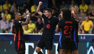 La Liga: Robert Lewandowski, Raphinha Lead Barcelona's Rout of Villareal to Extend Winning Run - News18