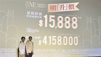 《港樓》英皇東半山ONE JARDINE'S LOOKOUT首推50伙 折實呎價15,888起