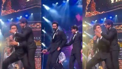 Shah Rukh Khan Shuts Vicky Kaushal's Mouth After Dancing to 'Tauba Tauba' at IIFA 2024 | Watch - News18