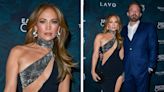 Jennifer Lopez Dazzles in David Koma Cutout Dress With Ben Affleck at Eastern Congo Initiative Poker and Blackjack Tournament in Las...