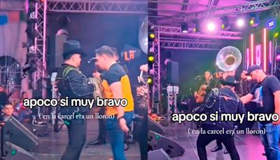 Captan momento en que Larry Hernández ofende a miembro de su staff en concierto [Video]