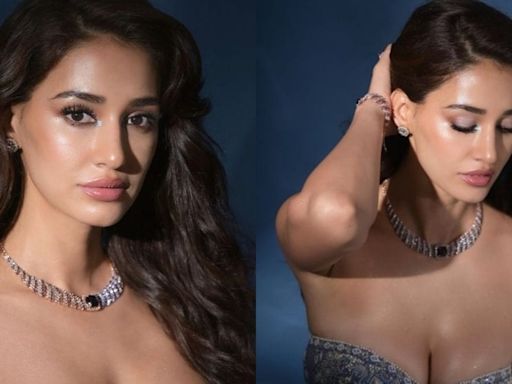 Sexy! Disha Patani Flaunts Ample Cleavage In A Deep-Neck Lehenga; Hot Photos Go Viral - News18