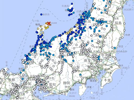 石川縣能登半島規模6地震 日本氣象廳示警：未來一週恐有5強以上大地震