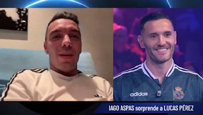 Reencuentro de la concordia entre Iago Aspas y Lucas Pérez: "Que aguanten en Primera División porque tendremos que vivir un último derbi"