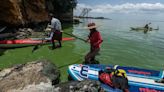 Venezolana instauró una marca al cruzar el Lago de Maracaibo haciendo surf de remo