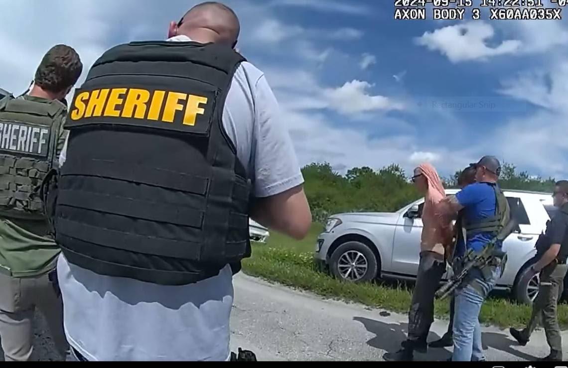 Bodycam video shows Florida deputies cuff man in apparent Trump assassination attempt