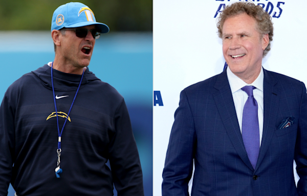 Why Jim Harbaugh is drawing Will Ferrell comparisons during his early days as Chargers head coach | Sporting News Canada