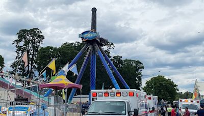 Nearly 30 people left suspended upside down after Portland amusement park ride malfunctions