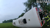 Video footage shows aftermath of Florida bus crash that killed at least 8