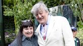 Lena Dunham joins pal Stephen Fry in the Royal Box at Wimbledon