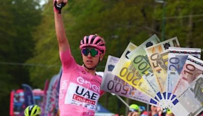 Tadej Pogacar podría ganar una millonada si queda campeón del Giro de Italia