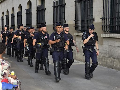 2024 Paris Olympics: Massive police presence outside Israel's first soccer match